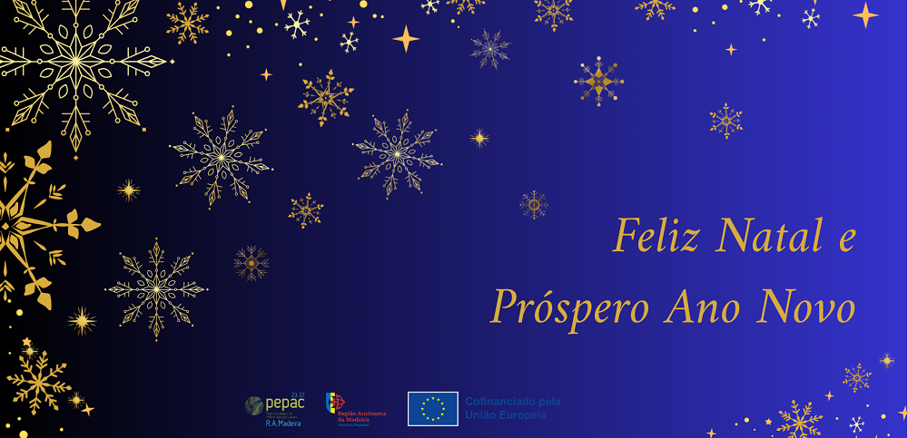 Postal Natal 2025 azul pequeno